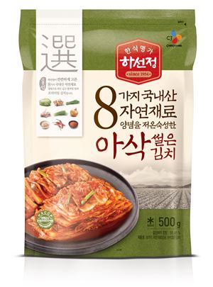 하선정, '8가지 자연재료양념 아삭썰은김치' 출시