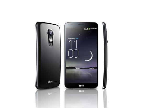 [포토]이것이 바로 LG전자 첫 커브드폰 'LG G 플렉스'