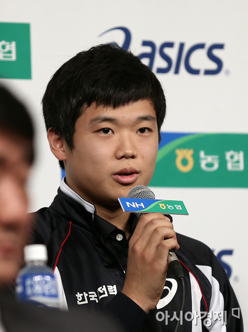 [포토] 서재덕 'KEPCO의 귀염둥이'