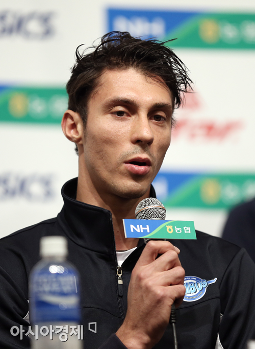 [포토] 대한항공 꽃미남 산체스