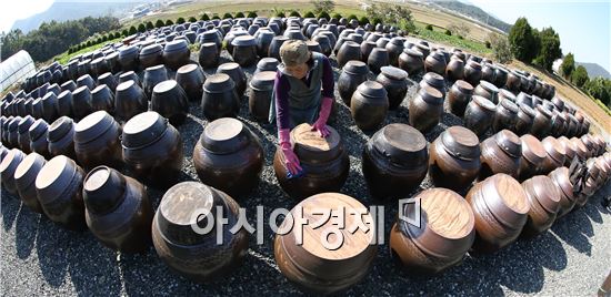 강진 산 검정콩 된장 판매 시작