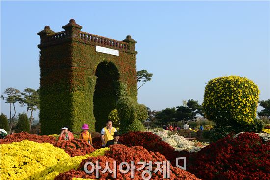 [포토]'독립문'에 국화꽃이 피었습니다