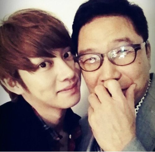 김희철 이수만 다정샷…"역시 김희철 인맥 대단하네"