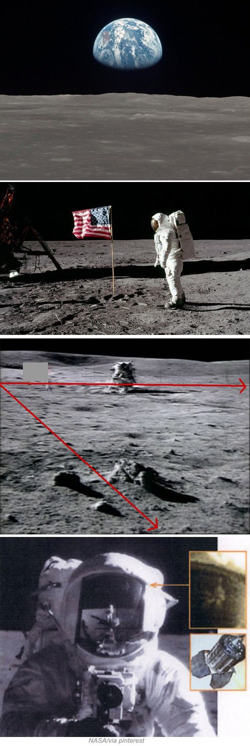 달 착륙 음모론 사진들 "진실은 무엇일까?" '논란증폭'