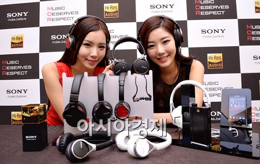 [포토]하이 레졸루션 오디오 신제품 공개한 소니코리아