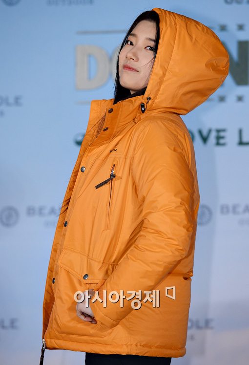 [포토]수지, 우비소녀보다 깜찍한 후드소녀!