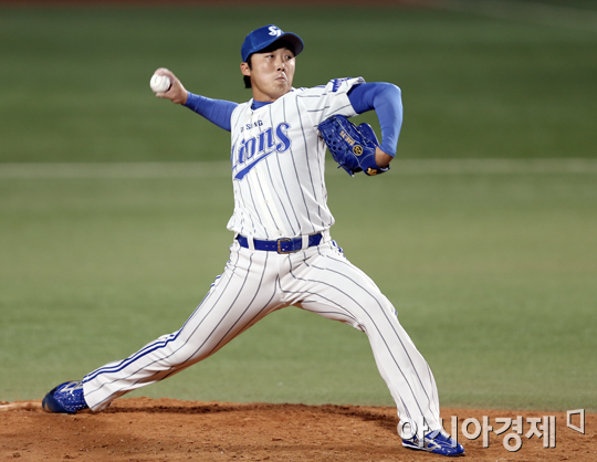 [포토] 배영수 '2회부터는 내가'