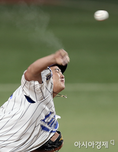 [포토] 안지만 역투