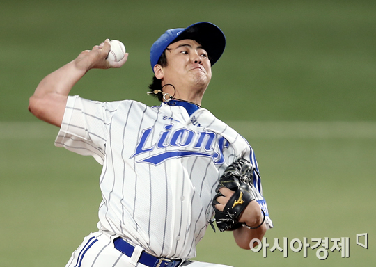 [포토] 안지만 역투