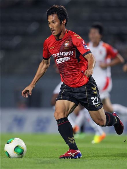 경남FC 김형범[사진=한국프로축구연맹 제공]