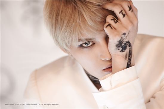 김재중, 日 타워레코드 데일리 차트 1위 '뜨거운 인기'