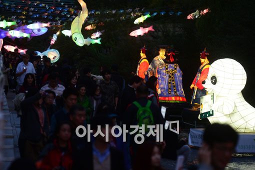 [포토]서울등축제 첫 날, 북적북적 
