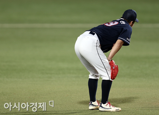 [포토] 유희관 '아쉬워라'