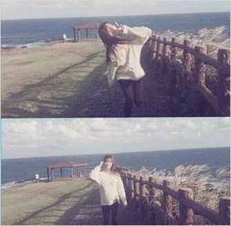 '양상국 열애' 천이슬, 제주도 여행 사진 포착 '청순 그자체'