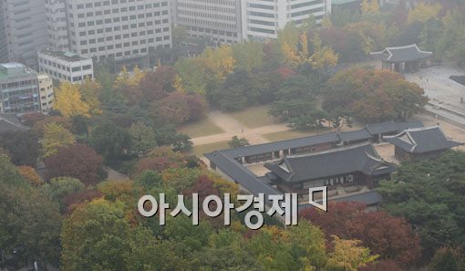 [포토]안개 낀 덕수궁 