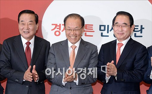 [포토]당지도부와 기념 사진