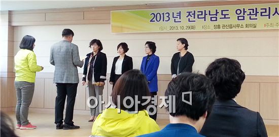 신안군, 암관리사업 평가대회 수상