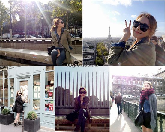 정유미 파리 여행 사진 공개 "파리지엥 느낌 아니까"