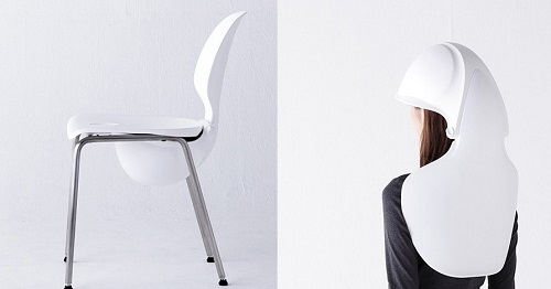 헬멧으로 변하는 의자 "머리 보호해주는 기능 숨어있네"