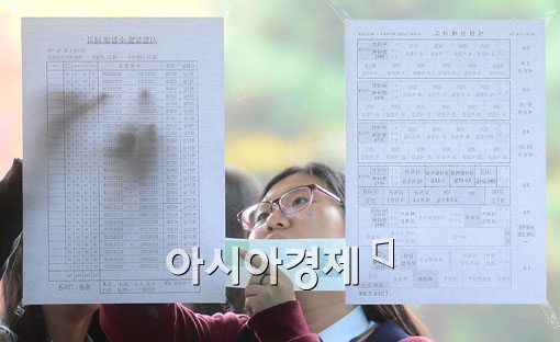 [포토]수험표 보고 배치도 보고 