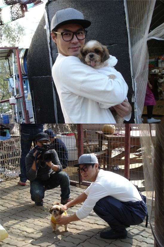 '신화방송' 전진, 턱 없는 유기견 사연에 눈물