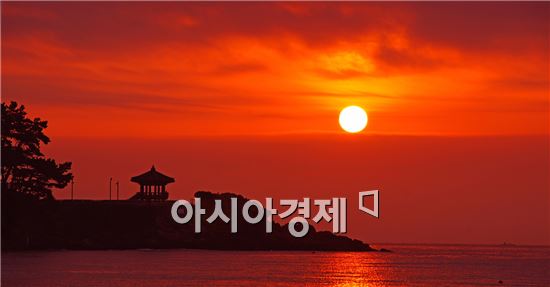 부산 송정 일출