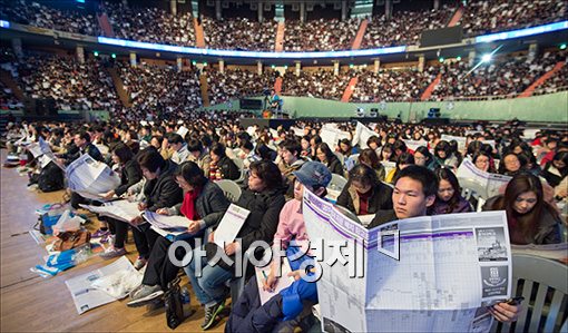 [포토]발디딜 틈 없는 입시 설명회