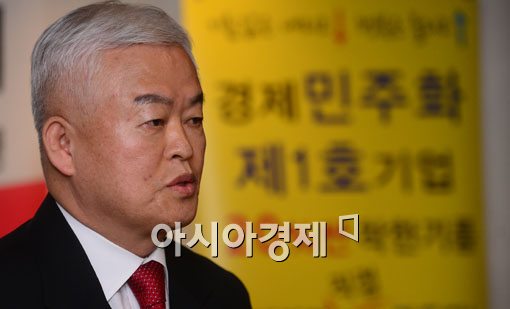 [포토]인사말하는 이태복 국민석유주식회사 이사 