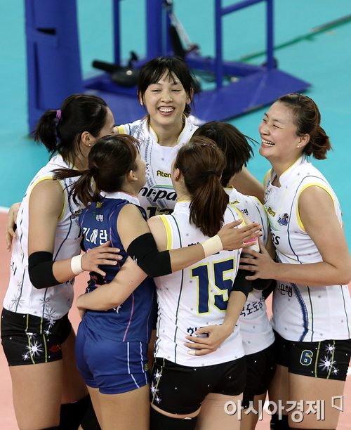 [포토] 도로공사 득점 기쁨