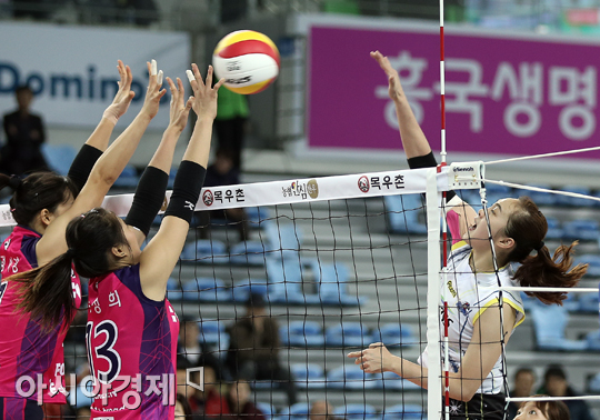 [포토] 황민경 '뚫는다!'