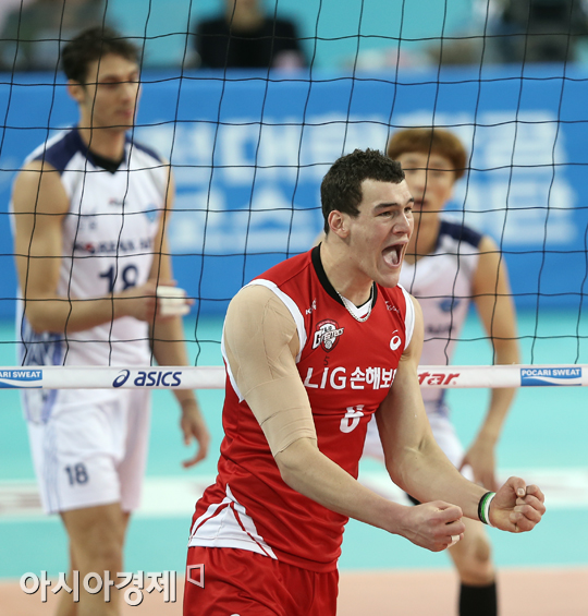 [포토] 득점에 환호하는 에드가