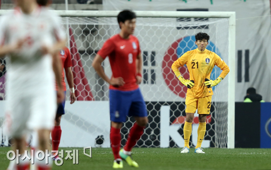 [포토] 김승규 '선제골 먹었네'