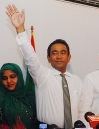 몰디브 대선, 압둘라 야민 후보 승리