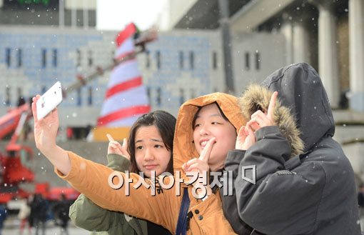 [포토]첫 눈이다!