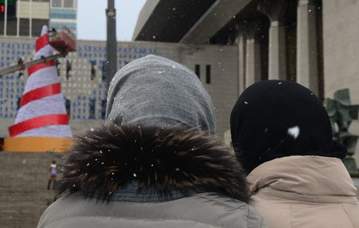 [포토]겨울 예고편 '서울 첫 눈'