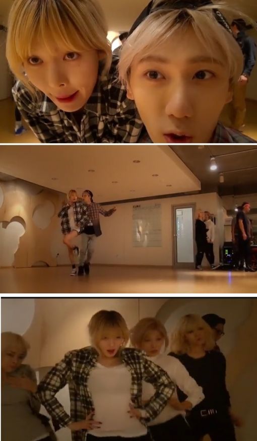 '트러블메이커' 연습실 공개, 편안한 복장으로 안무 연습 '눈길'