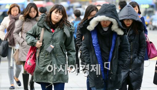 [포토]추위 속 출근