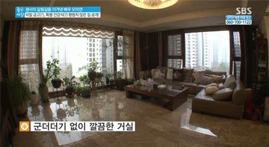 오미연 집공개, 고급스런 가구+정원 같은 베란다 눈길