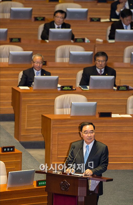 [포토]답변하는 정홍원 총리