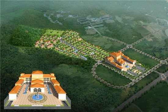 계룡산 자락에 도시형 전원주택 분양