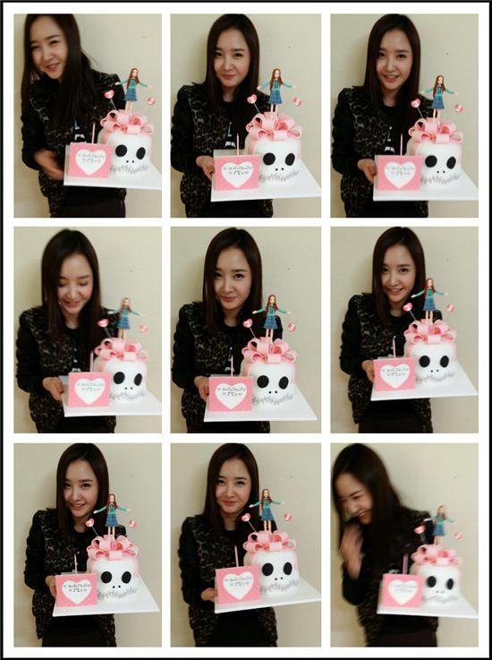 무한동력 우희, 생일 맞아 '수자 케이크' 들고 인증샷