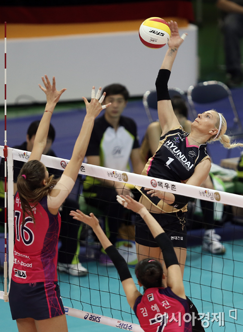 [포토] 바샤 '스파이크 받아라!'