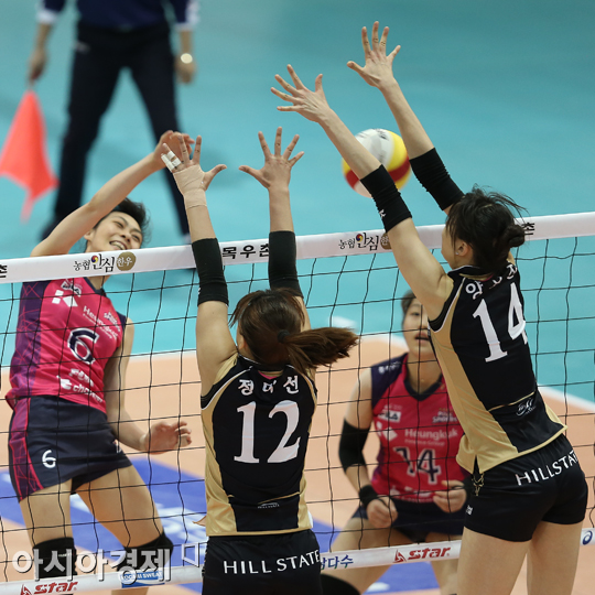 [포토] 양효진 '다 막아주겠어~'