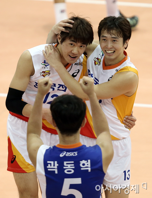 [포토] 전광인 '내가 한국전력의 보물단지'