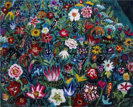 김종학, 설악산풍경, 81*100cm, 2001년.