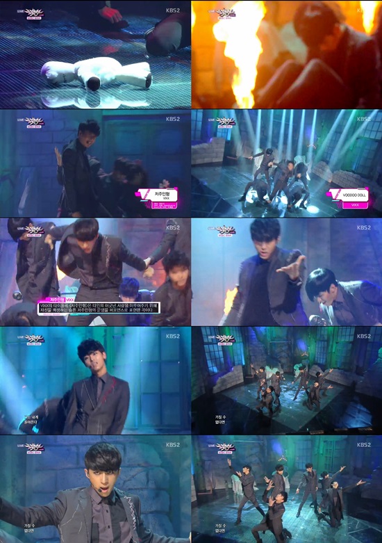 '뮤직뱅크' 빅스, 심장 찌르는 퍼포먼스 수정..'강렬'