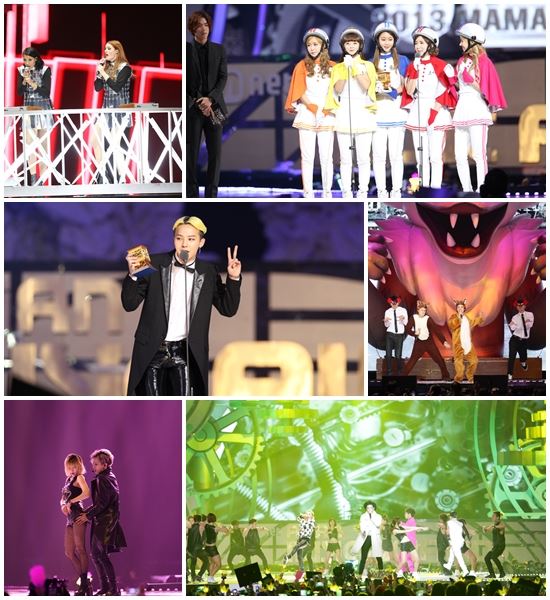 [2013 MAMA]GD 4관왕·조용필·지드래곤 대상 영예
