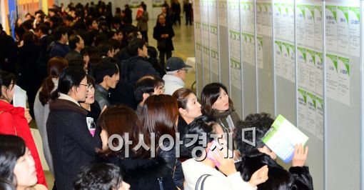 [포토]붐비는 구직자들