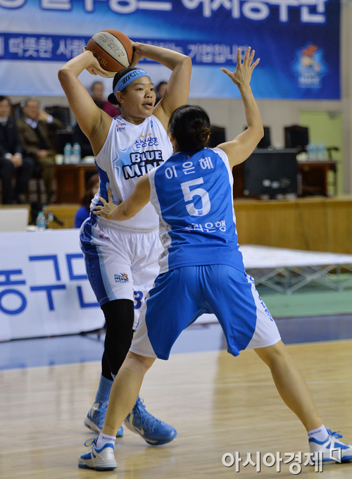 [포토] 김한별 '패스 받을 사람!'