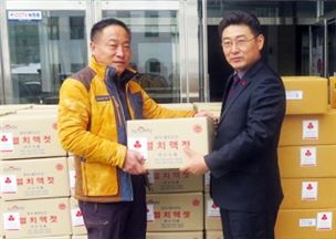(주)연수식품 660만원 상당 김장용 젓갈 영광군에 기부